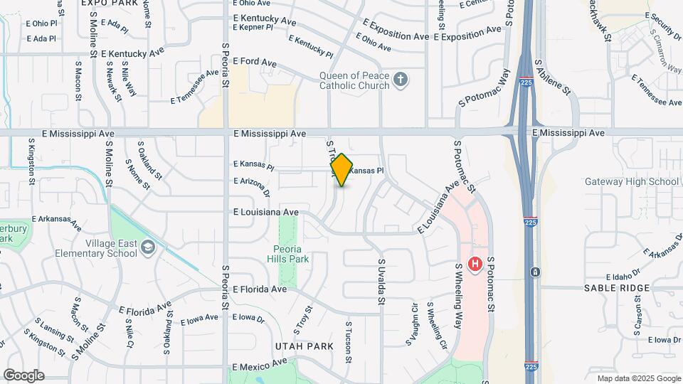 1202 S Troy St Map and Location Details