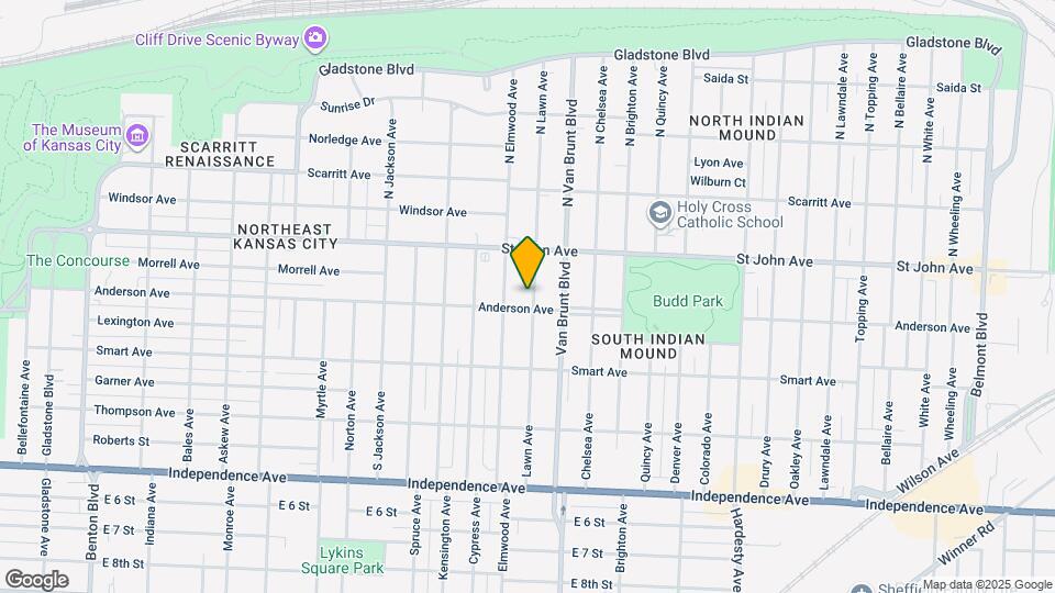 136 Lawn Ave Map and Location Details