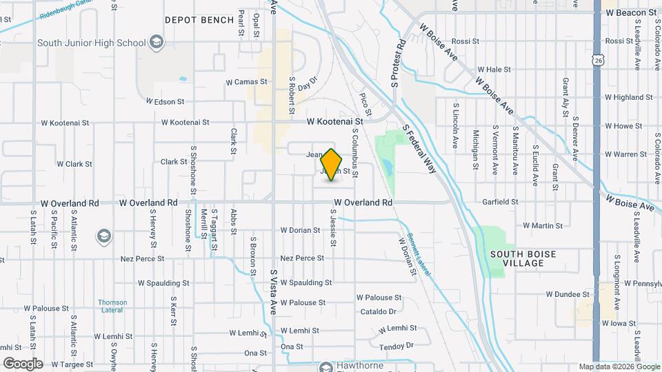 2228 W Frederic St Map and Location Details