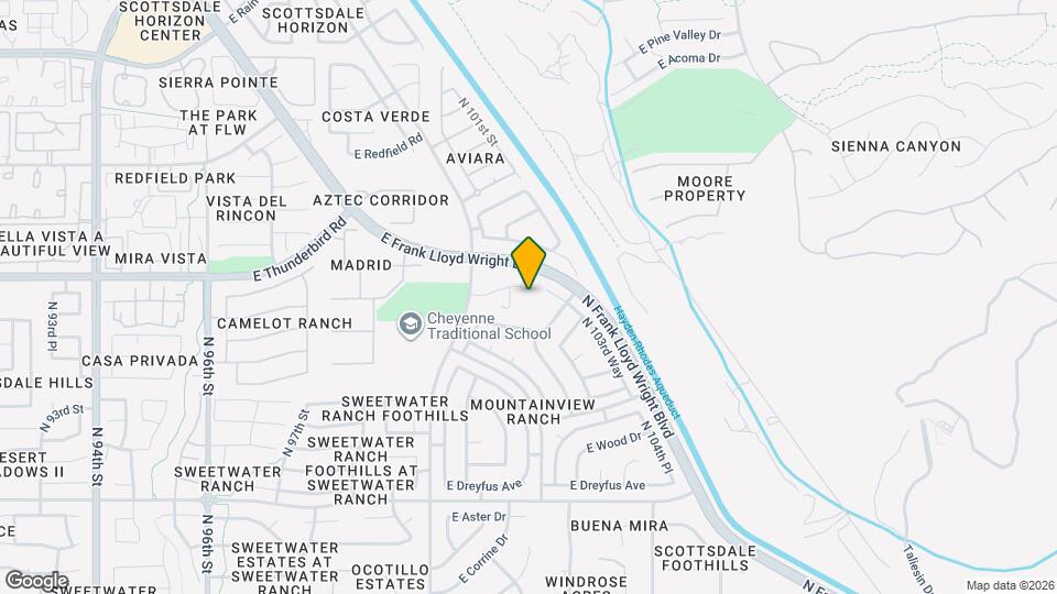 Aspendale Scottsdale Map and Location Details