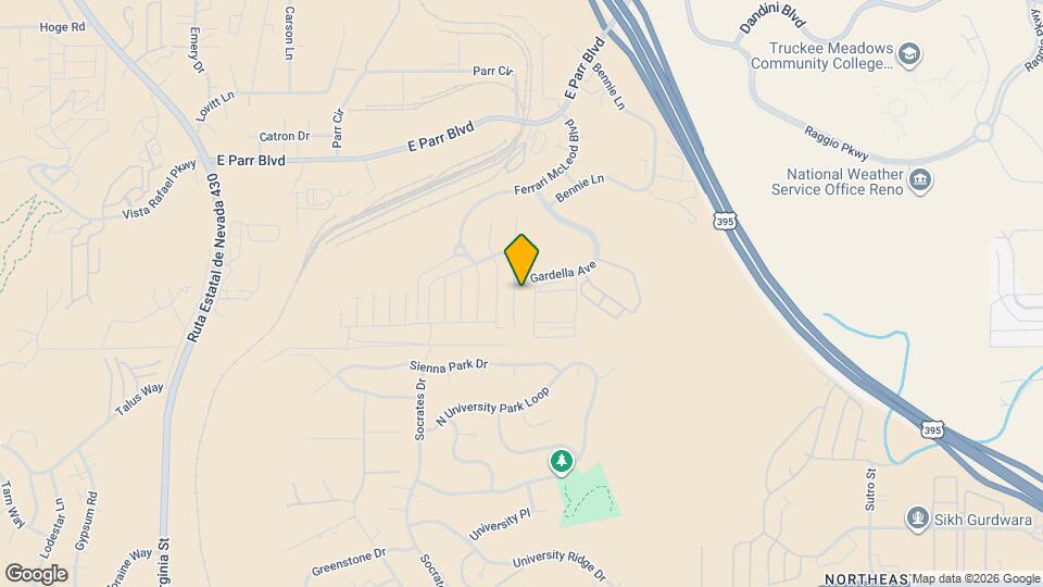 3680 Coastal St Map and Location Details