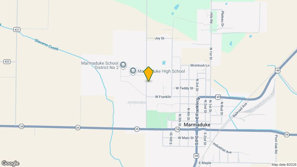 604 N 9th St Map and Location Details