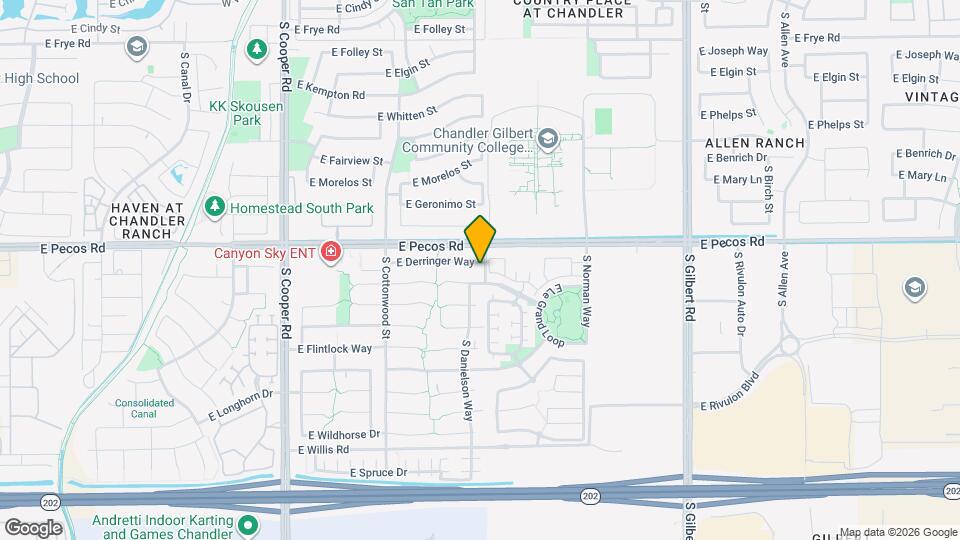 2471 E Derringer Way Map and Location Details