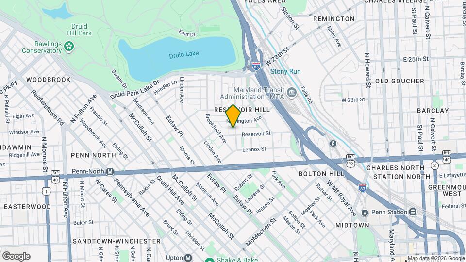 2206 Callow Ave Map and Location Details