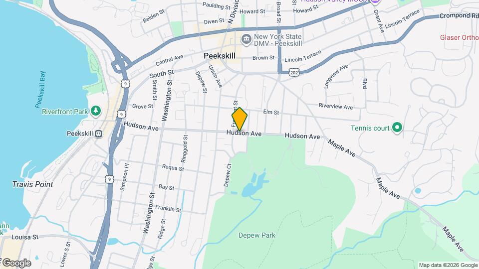 1009 Hudson Ave Map and Location Details