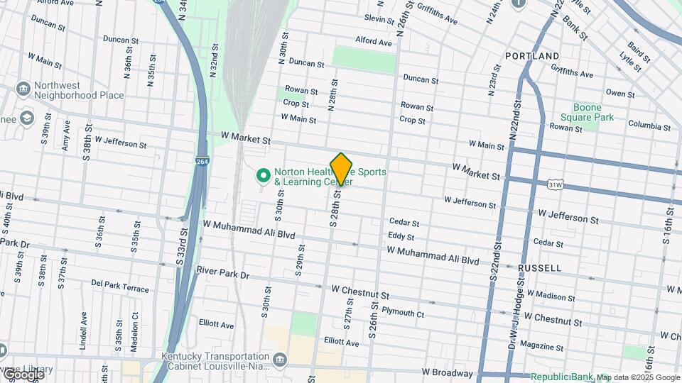 305 S 28th St Map and Location Details