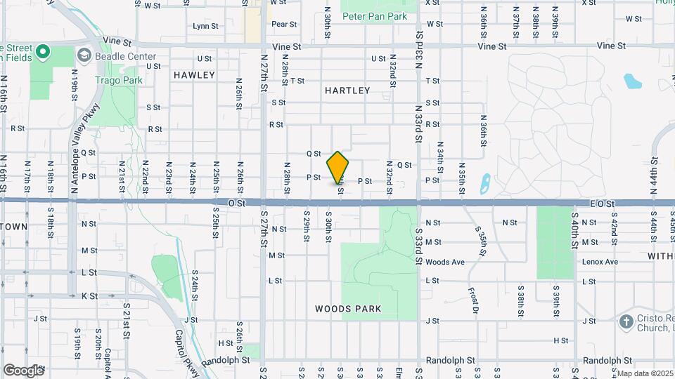135 N 30th St Map and Location Details