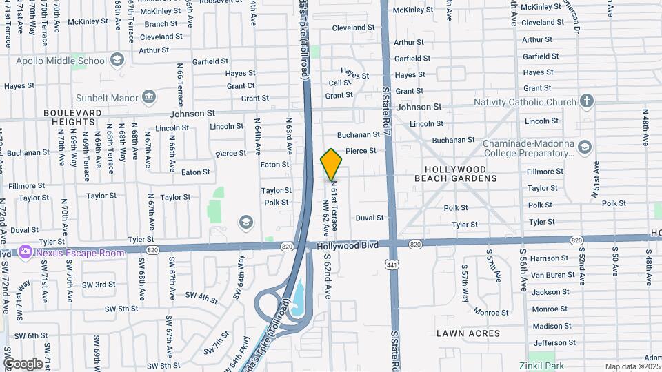 413 NW 62nd Ave Map and Location Details