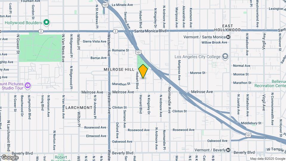 803 N Harvard Blvd Map and Location Details