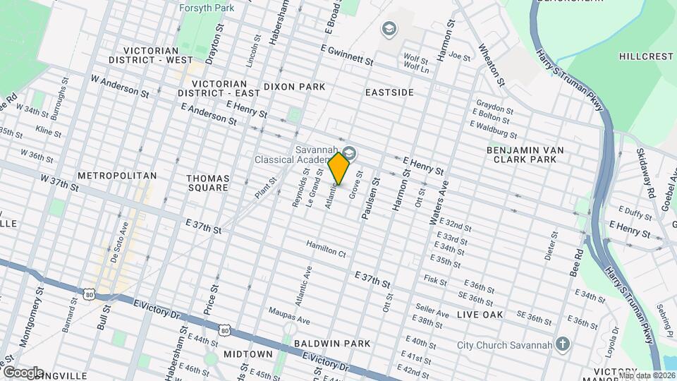 705 E 32nd St Mapa y Detalles de la Ubicación