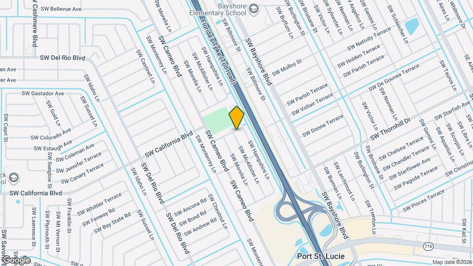 1901 SW McAllister Ln Map and Location Details