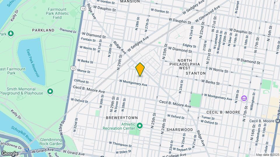 1824 N Taney St Map and Location Details