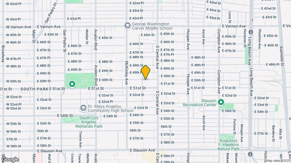 982 E 50th St Map and Location Details