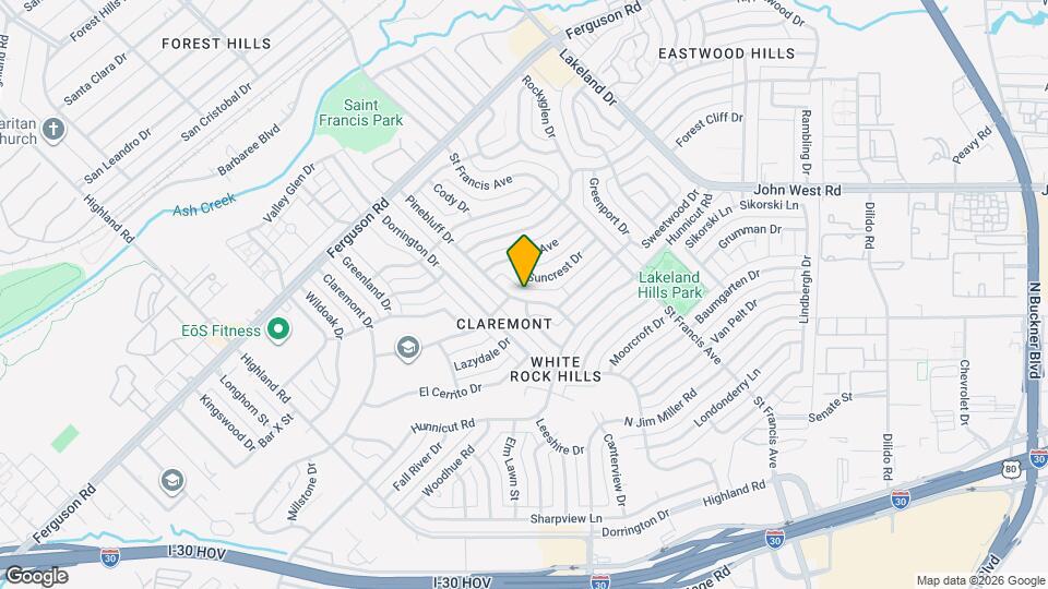 2516 Pinebluff Dr Map and Location Details