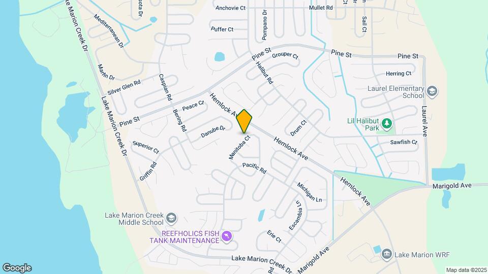 1843 Manitoba Ct Map and Location Details