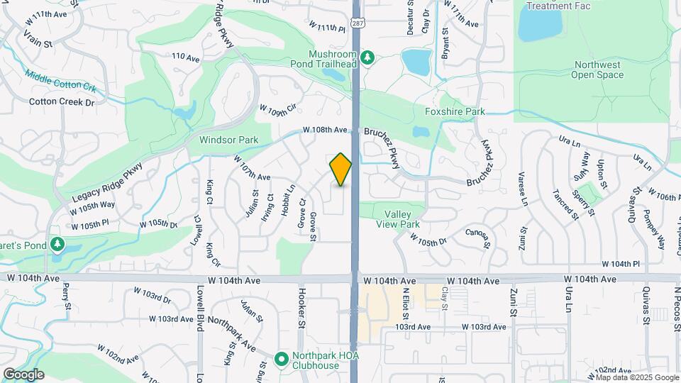 3054 W 107th Pl Map and Location Details