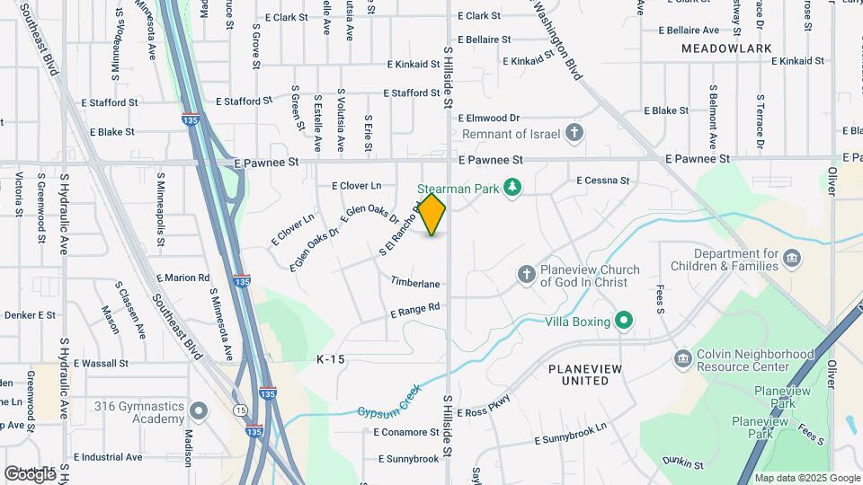 3141 E Glen Oaks Dr Map and Location Details