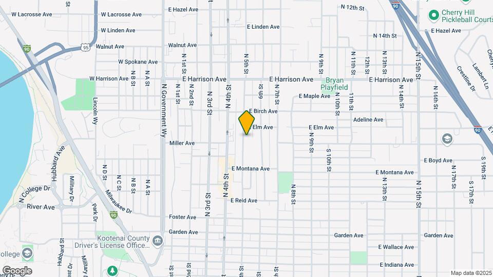 950 N 5th St Map and Location Details