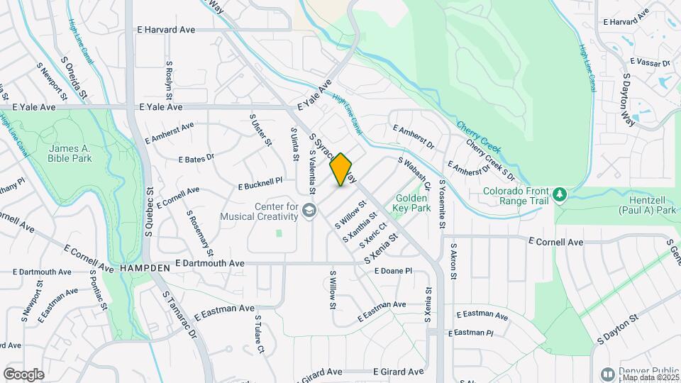 2972 S Whiting Way Map and Location Details