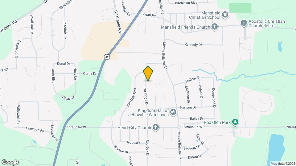 1685 Riva Ridge Dr Map and Location Details