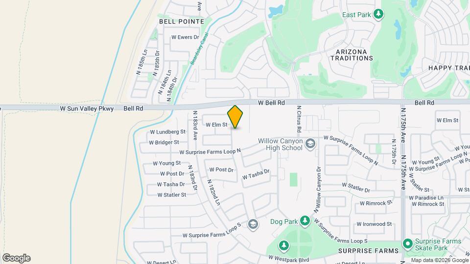 16755 N 181st Dr Map and Location Details