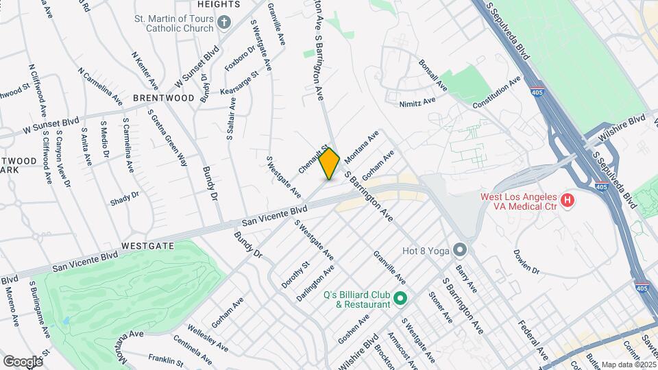 11740 Montana Ave Mapa y Detalles de la Ubicación