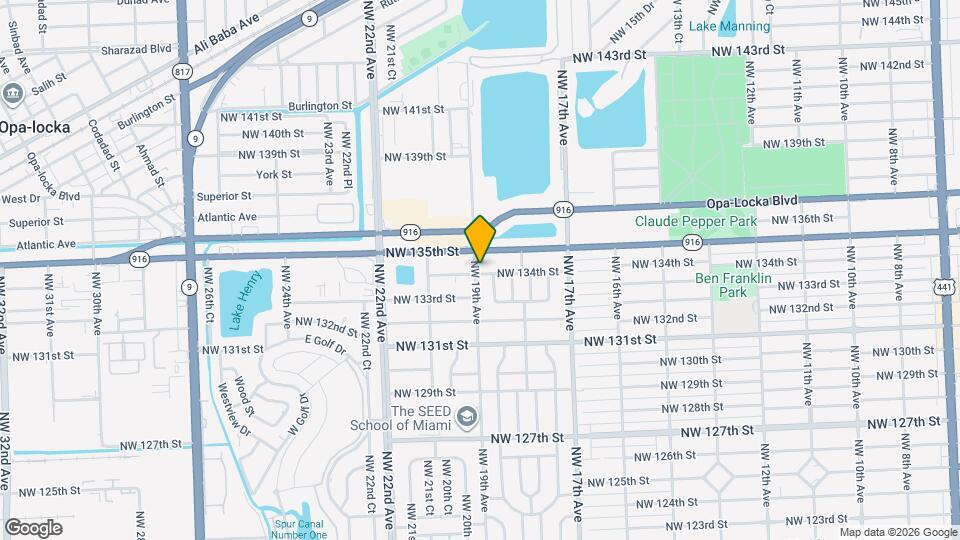 1875 NW 134th St Map and Location Details