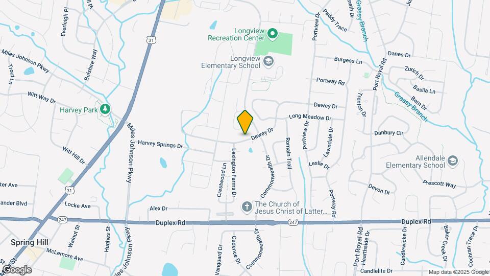 2274 Dewey Dr Map and Location Details