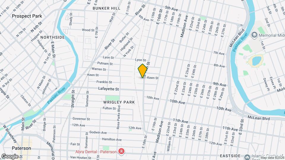 326 E 16th St Mapa y Detalles de la Ubicación