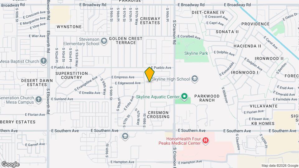 866 S Cerise Map and Location Details