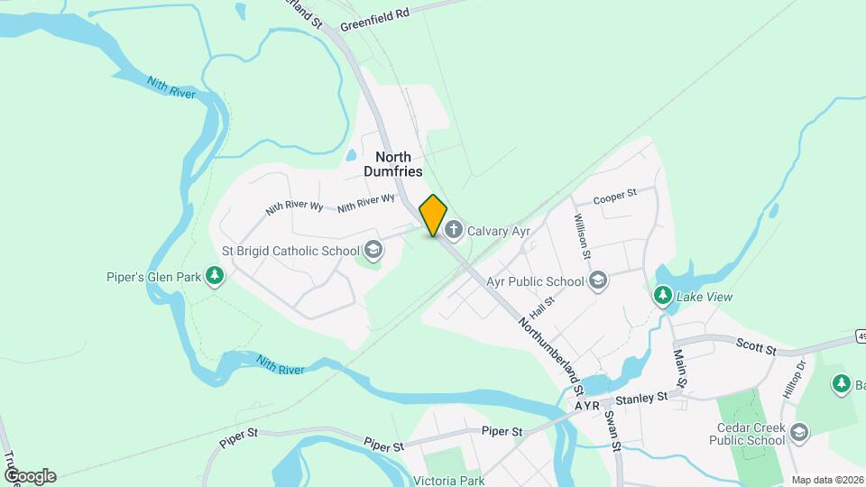 180 Northumberland St Map and Location Details