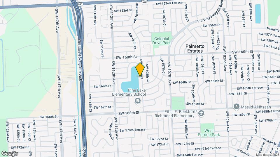 16310 SW 109th Ave Map and Location Details