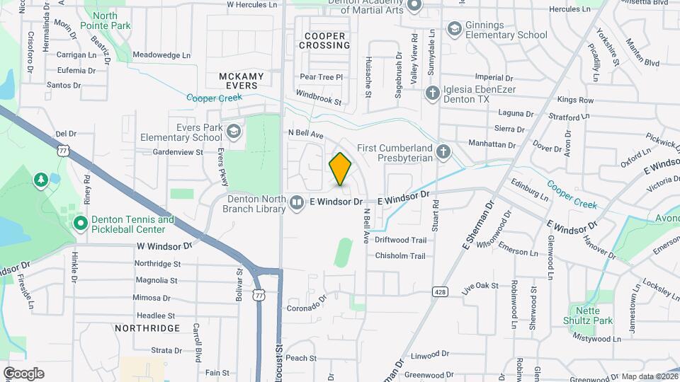 3112 Inglewood St Map and Location Details