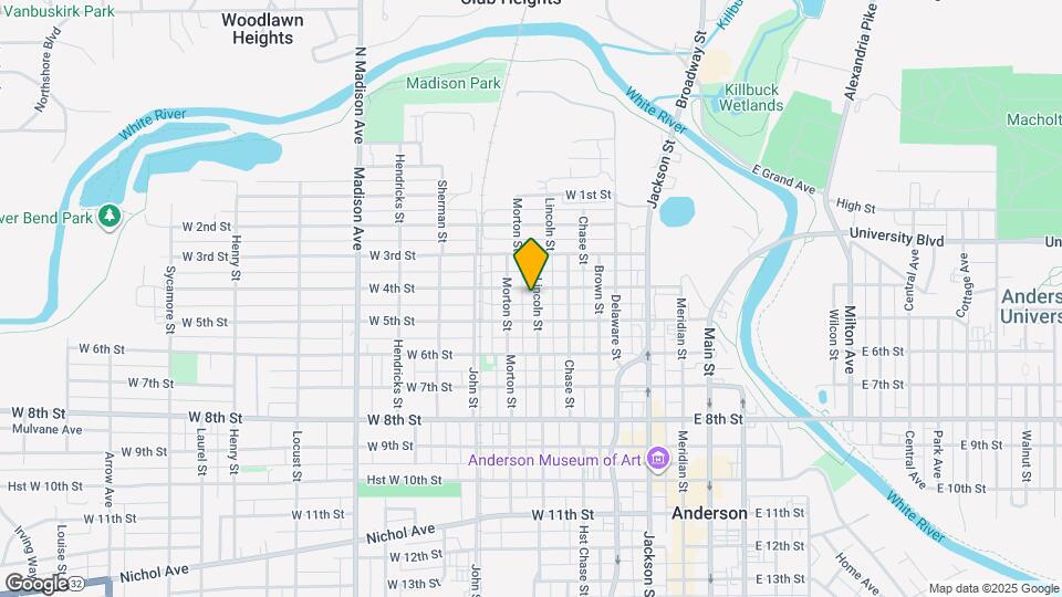 407 W 4th St Map and Location Details