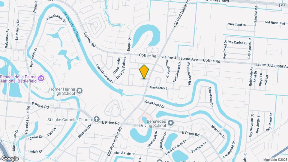 1661 Old Port Isabel Rd Mapa y Detalles de la Ubicación