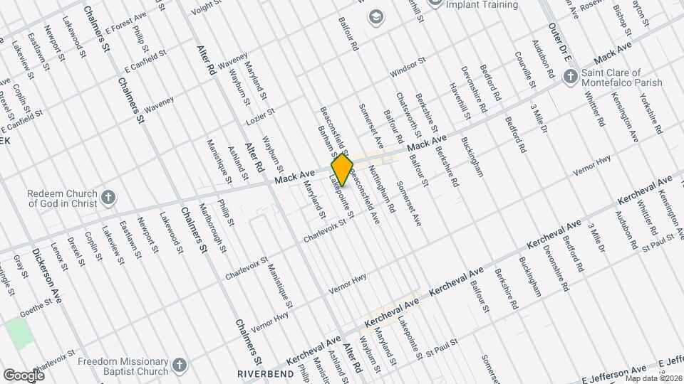 1440 Lakepointe St Map and Location Details