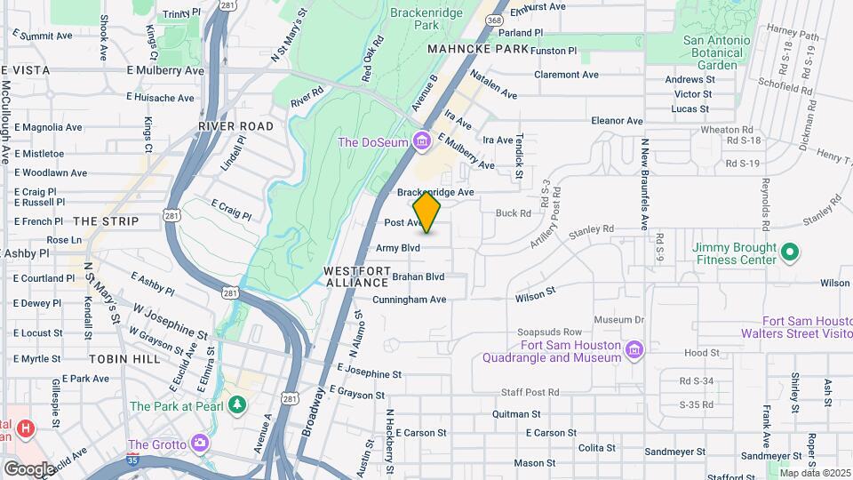 319 Army Blvd Map and Location Details