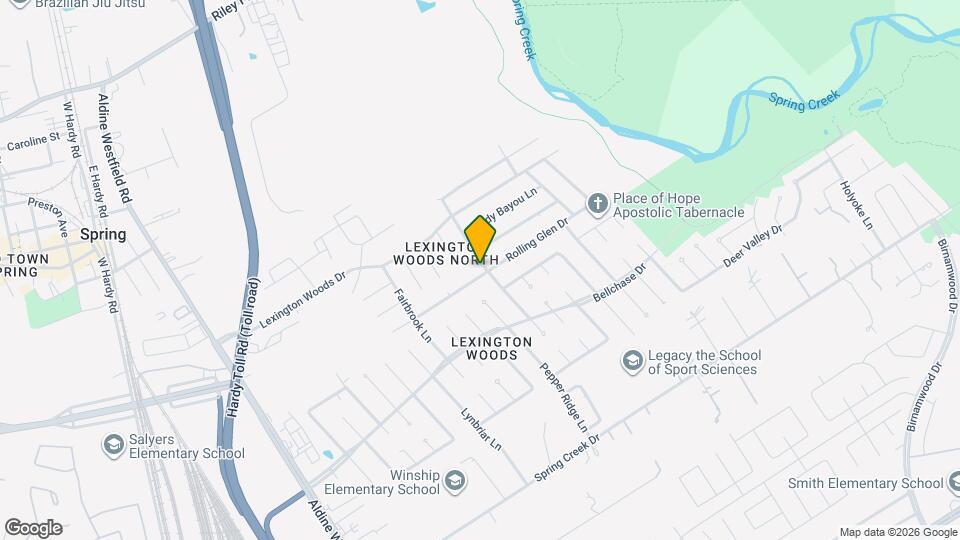 2331 Rolling Glen Dr Mapa y Detalles de la Ubicación