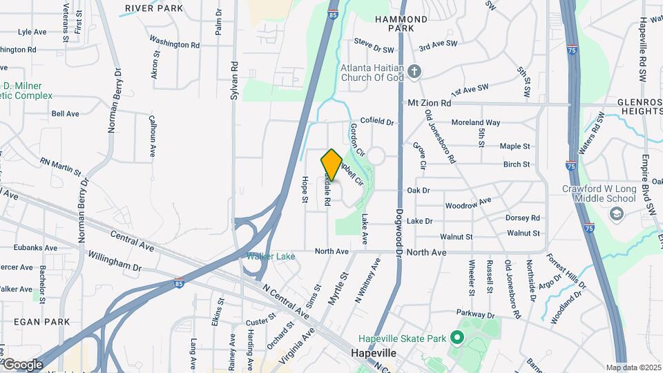 3162 Oakdale Rd Map and Location Details