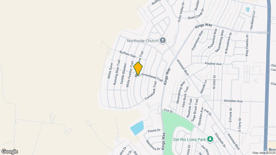 202 Medicine Bow Trail Map and Location Details