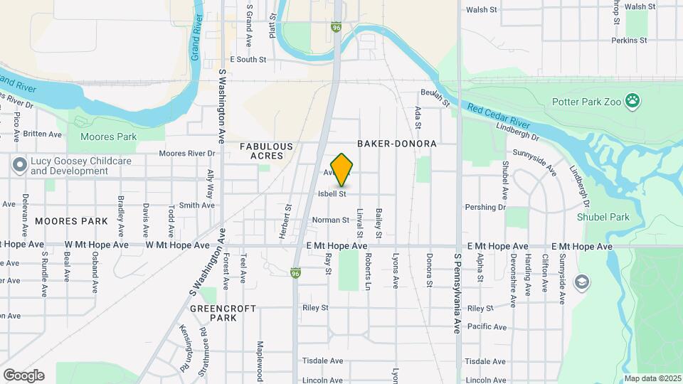 539 Isbell St Map and Location Details