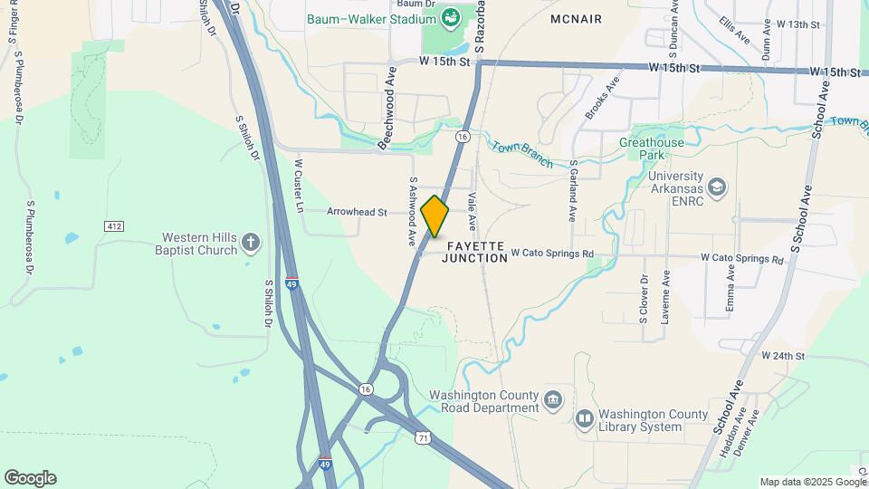 1530 W Cato Springs Rd Map and Location Details