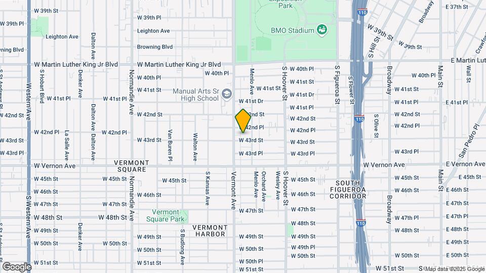 969 W 43rd St Map and Location Details