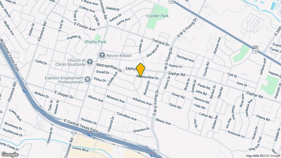 1505 Conder St Map and Location Details