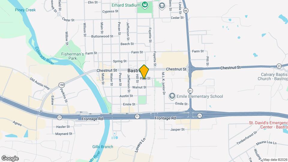 1107 Pine St Map and Location Details