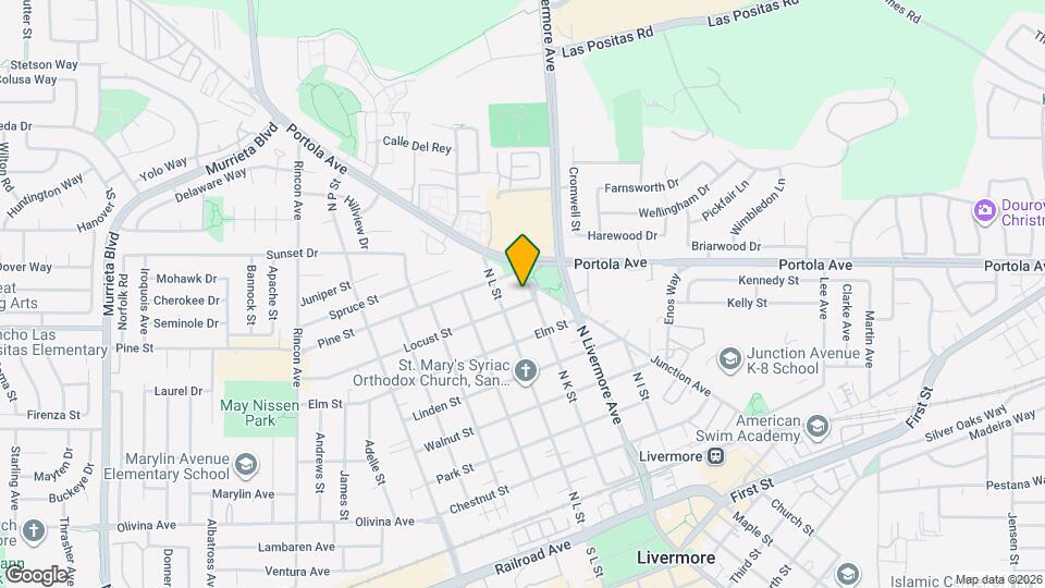 831 N K St Map and Location Details