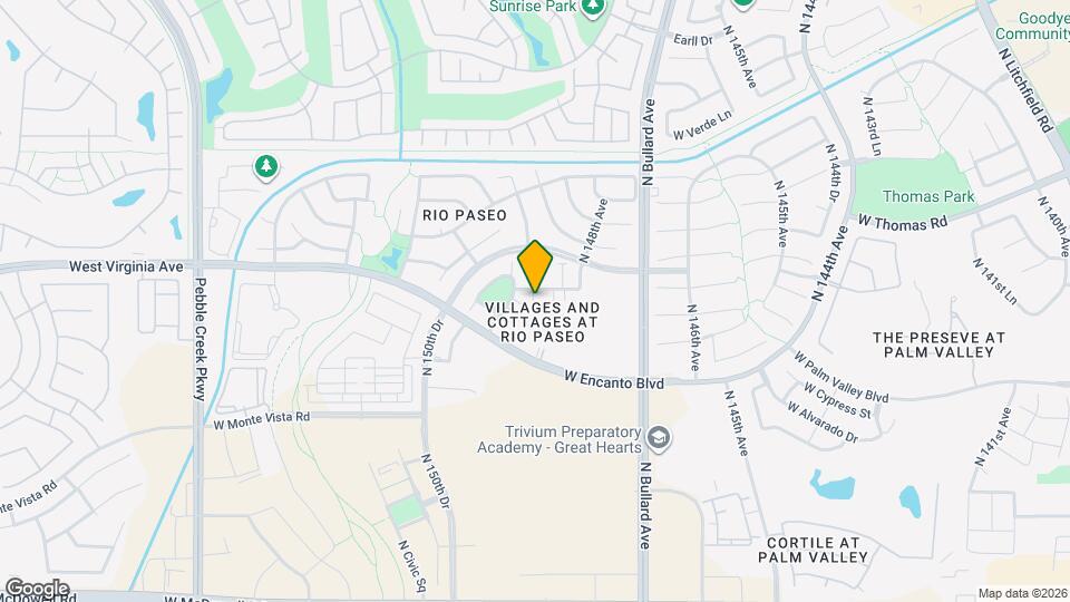 14897 W Ashland Ave Mapa y Detalles de la Ubicación