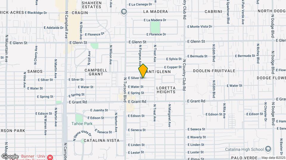 2538 N Forgeus Ave Mapa y Detalles de la Ubicación