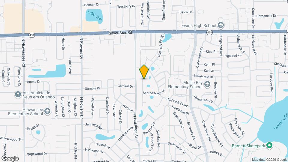 1537 Ridge Pointe Dr Map and Location Details