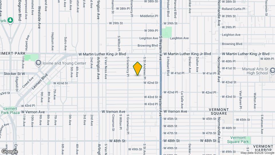 1828 W 41st Pl Map and Location Details